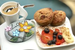 Banana Muffins with Egg Whites and Gluten Free Oat Bran
